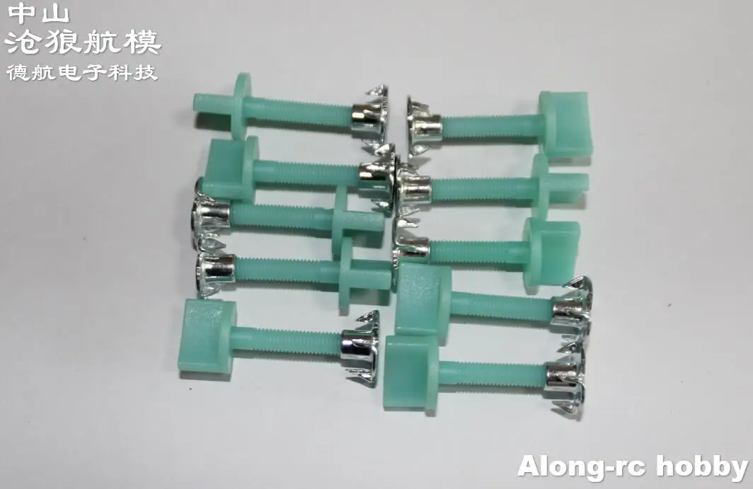 10 шт. 4 мм или 5 нейлоновое винта ручной винт для модели самолета DIY самолет RC газа
