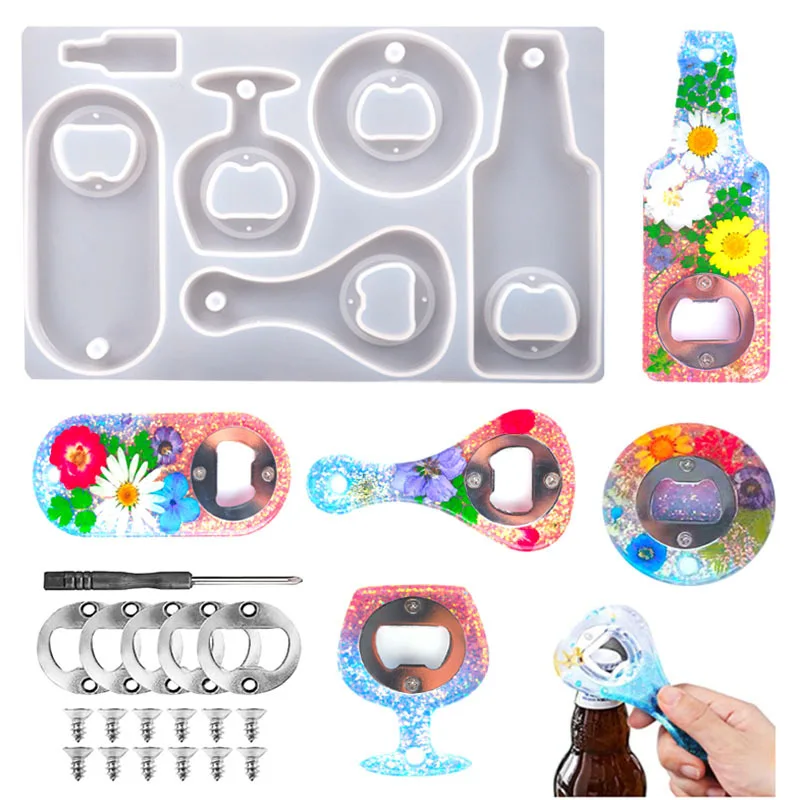 Сделай сам пивной ключ открывалка для бутылок сухой цветок зеркальная