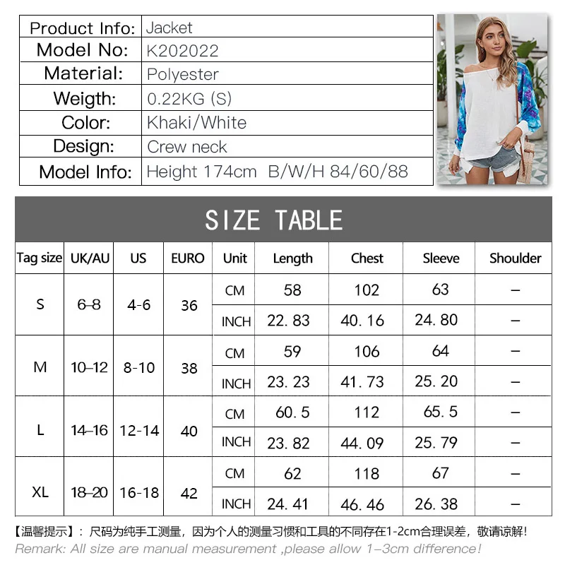 

Tie Dye O Neck Women T Shirt Patchwork Loose Female Top Casual Fall Long Sleeve One Shoulder Elegant Office Blusas Mujer De Moda