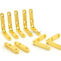 500pcs goldensilver 30306mm 4 hole simple zinc alloy cabinet hinges pencase wooden hardware accessories gf307