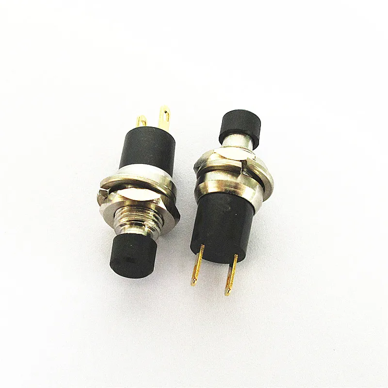 PB05A PBS-110 Self-Locking SPST Normally Open Mini Push Switch Opening 7MM Small Button With Gold-plated ON-OFF 3A 250V AC |