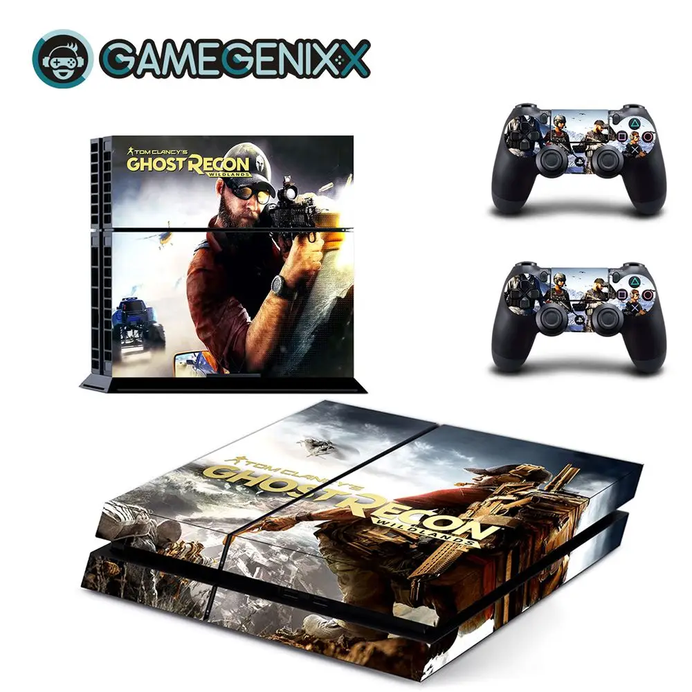 GAMEGENIXX кожаный виток винилопласта с наклейкой чехол Полный набор для PS4 консоли и 2