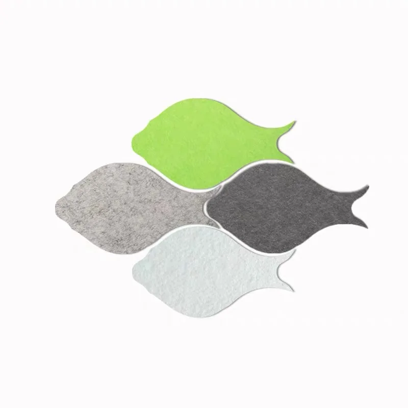 

Green Grey Orange Blue 3D Fish Wall Stickers DIY Art Wall Stickers Living Room Bedroom Desk Wall Sofa Wall Decorative Stickers