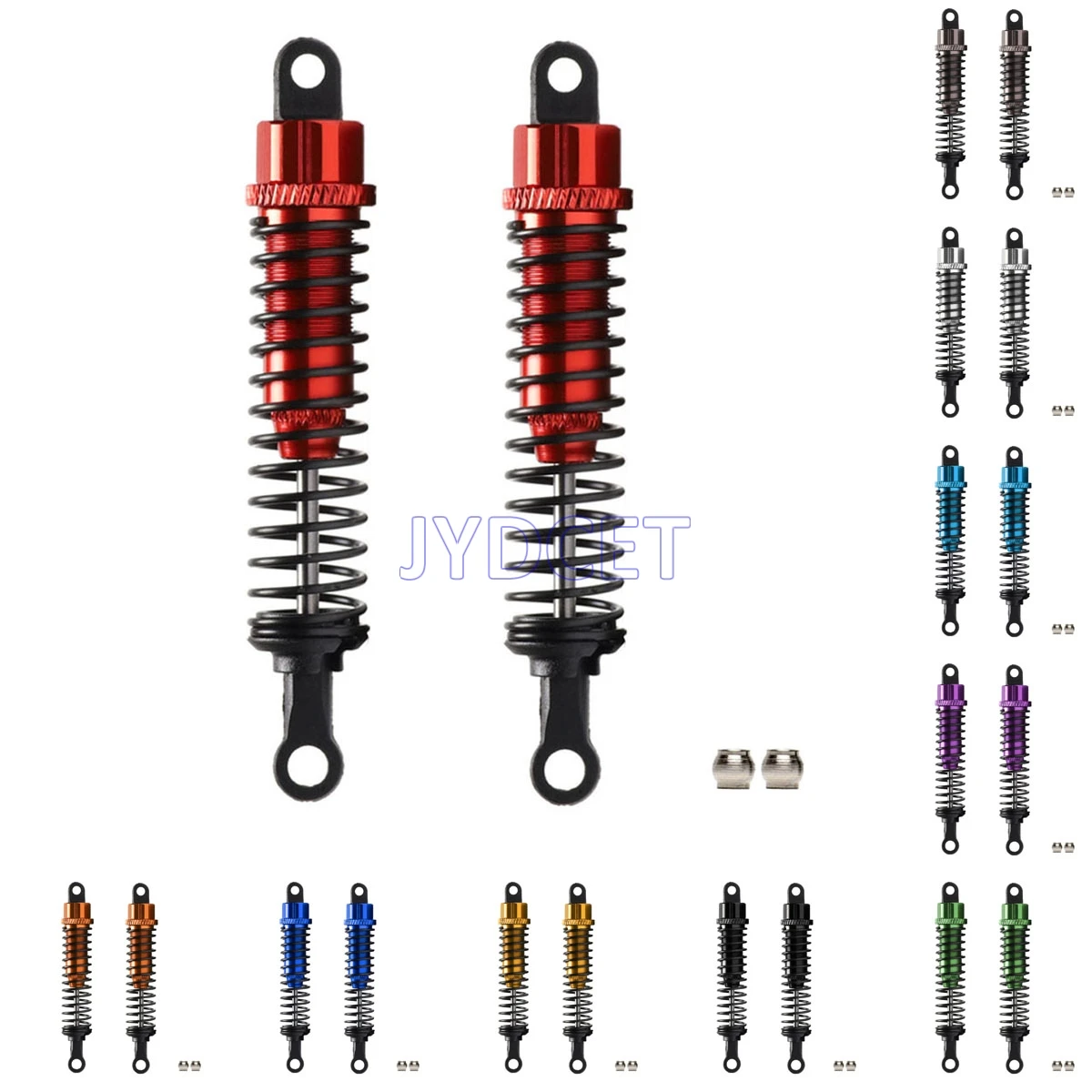 

Aluminum Rear 58-78mm Oil Shock Absorber 2pcs For RC 1:16 / 1:18 Car HSP Huanqi HPI HITOMO