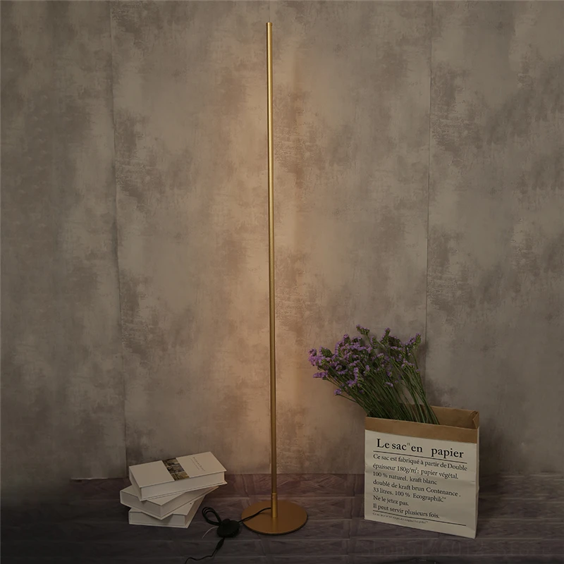 Нордическая простая светодиодная Напольная Лампа современный декор для