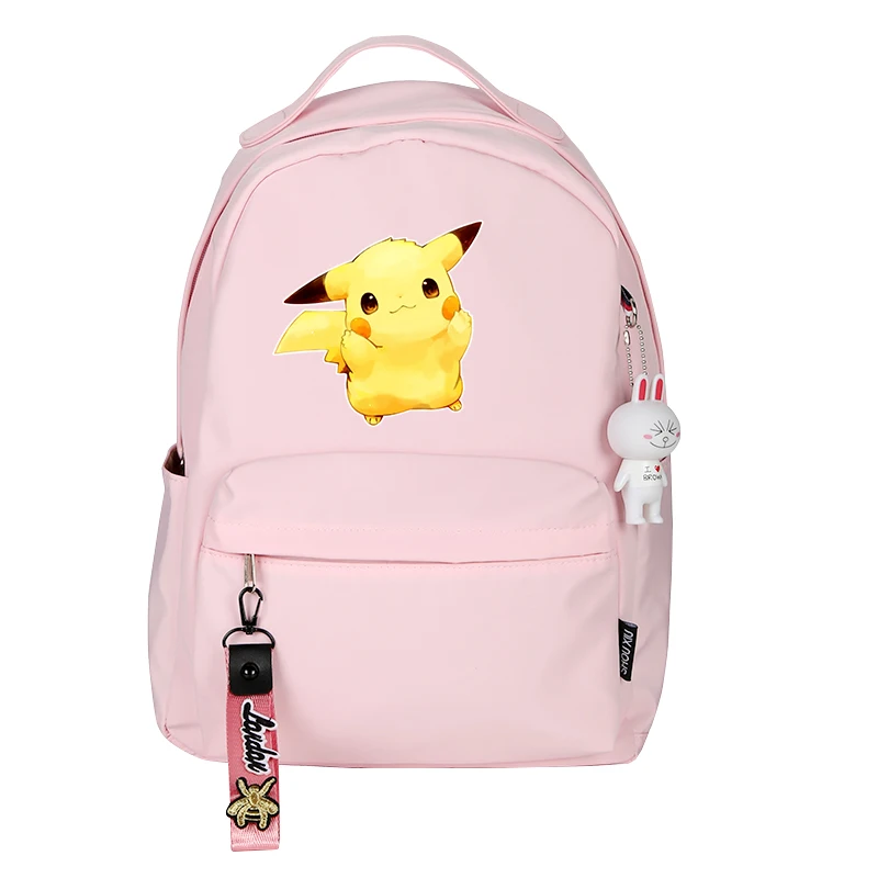 Рюкзак Пикачу Косплей Аниме-сумки для подростков Mochila Розовый Рюкзак Kawaii Подарки на день рождения Симпатичные Рюкзаки для взрослых - Цвет: GJF bao