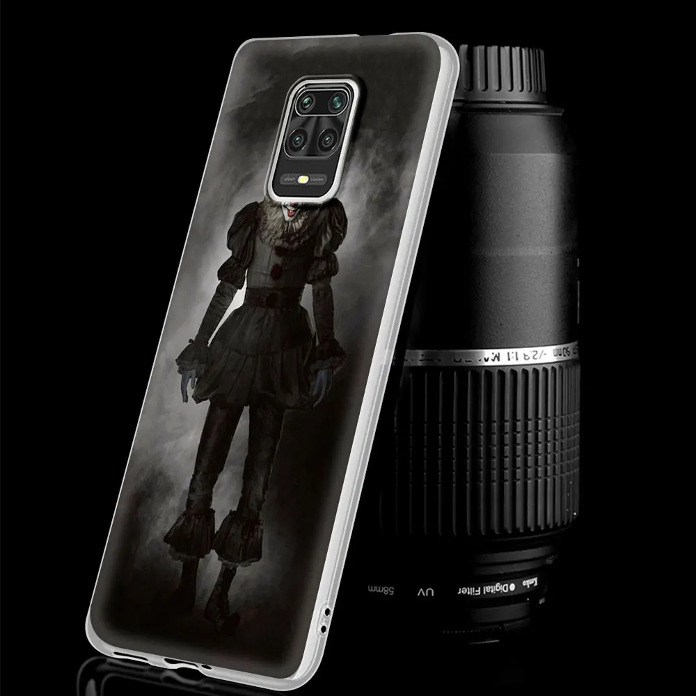 

Phone Case For Xiaomi Mi Poco M3 X3 NFC Cover For Redmi 9A 9C 8 8A 7 7A Note 9 Pro 9S 8T Matte Shell The Clown Horror IT