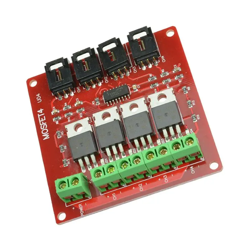 4-канальный 4 кнопки маршрута IRF540 модуль переключателя для Arduino совместимый |