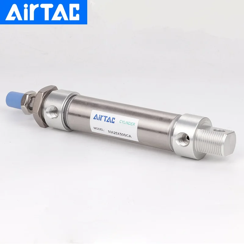 Пневматический мини-цилиндр Airtac из нержавеющей стали серии MA размер отверстия 40 -