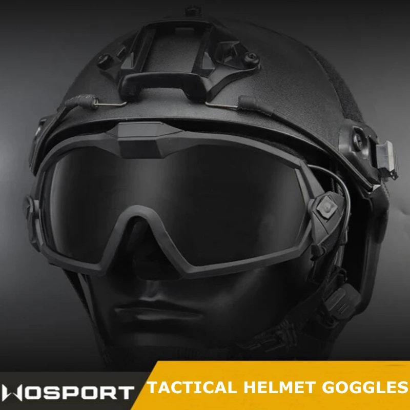 

Airsoft Goggles Tactical Safety Goggles Anti Fog Military Glasses For Paintball Riding Shooting Hunting