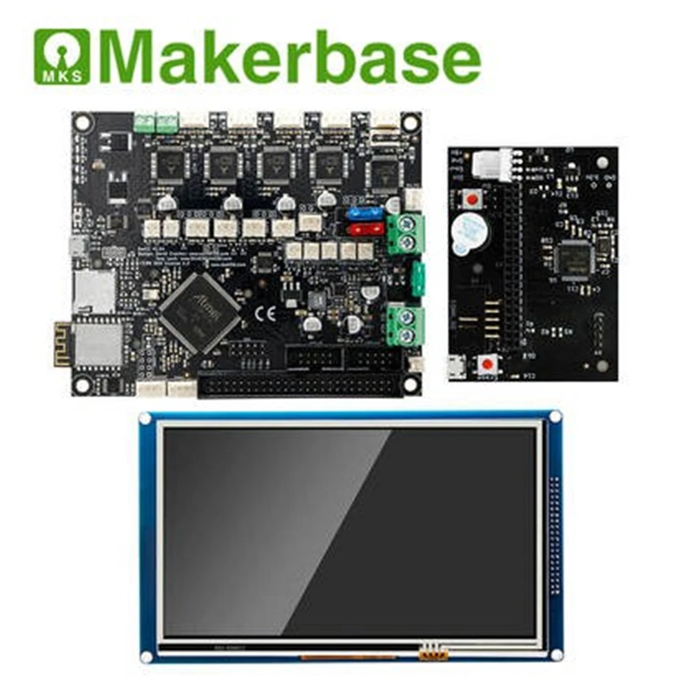 Дуэт 2 Wi-Fi материнской клонировано Reprap прошивки мощный 32-битный Duet2 доска+ 4," Панель Сенсорный экран контроллер 3D-принтеры Запчасти