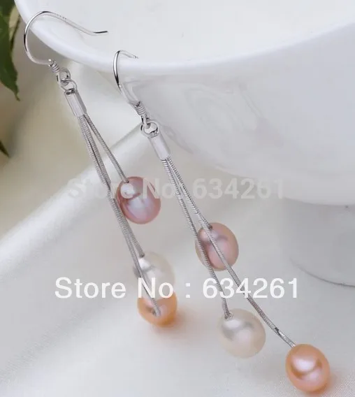 Женские серьги кисточки из серебра 100% пробы|Серьги-подвески| |