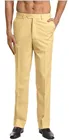 Прямые мужские деловые брюки Sunshine желтого цвета, тонкие модные мужские брюки