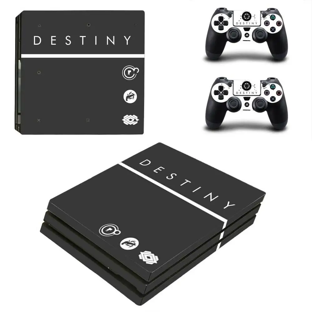 Стикеры Destiny 2 PS4 Pro s Play station 4, наклейки для PlayStation 4 PS4 Pro, скины для консоли и контроллера от AliExpress WW
