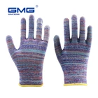 Горячая Распродажа, термостойкие перчатки GMG, многоцветные перчатки HPPE EN388 ANSI с защитой от порезов и 5 уровнями защиты