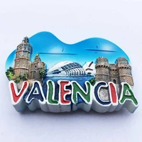 lychee spain valencia fridge magnet famouse city refrigerator magnetic sticker travel souvenirs home decoration