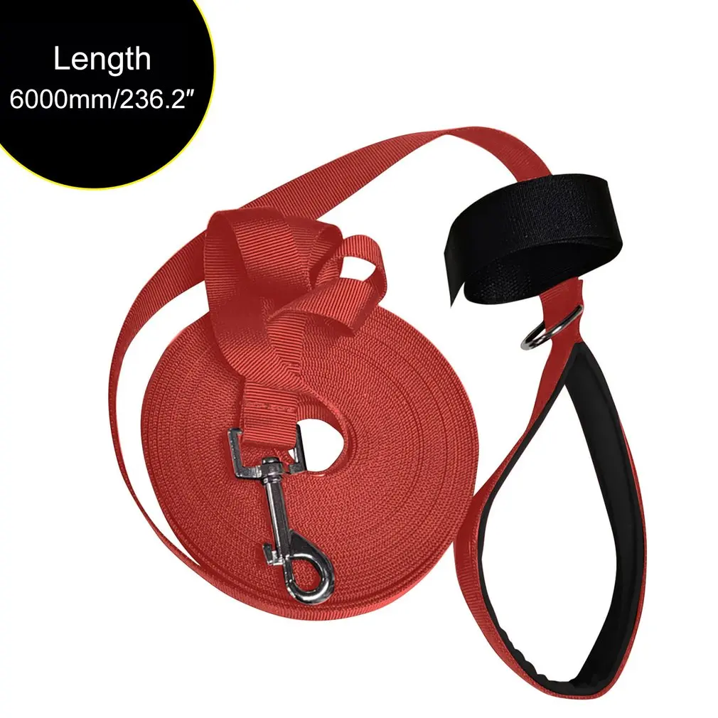 

Nylon Belt Dog Leash Heavy Duty Polished Gunmetal Buckle Pet Dog Tow Rope Pet SuppliesDog Supplies Pet Leash