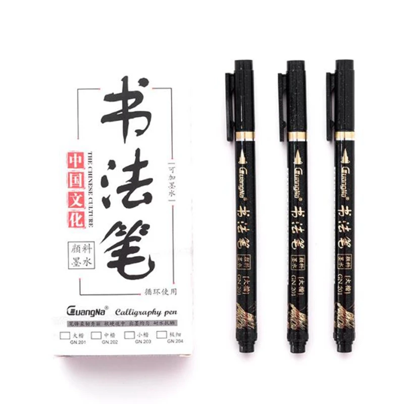 3/4 шт. многоразовые черные ручки для письма|Цветные маркеры| |