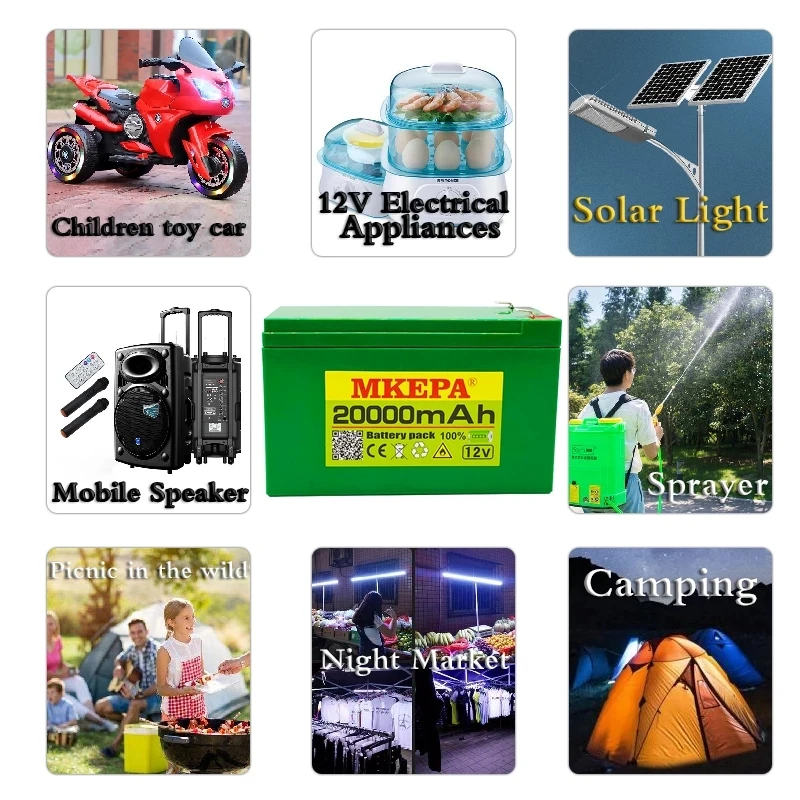 

2021 12V 20Ah 3S6P Sprayer Device Lithium Battery Pack for Backup Power Surveillance Camera Solar Equipment Toy Car,with BMS