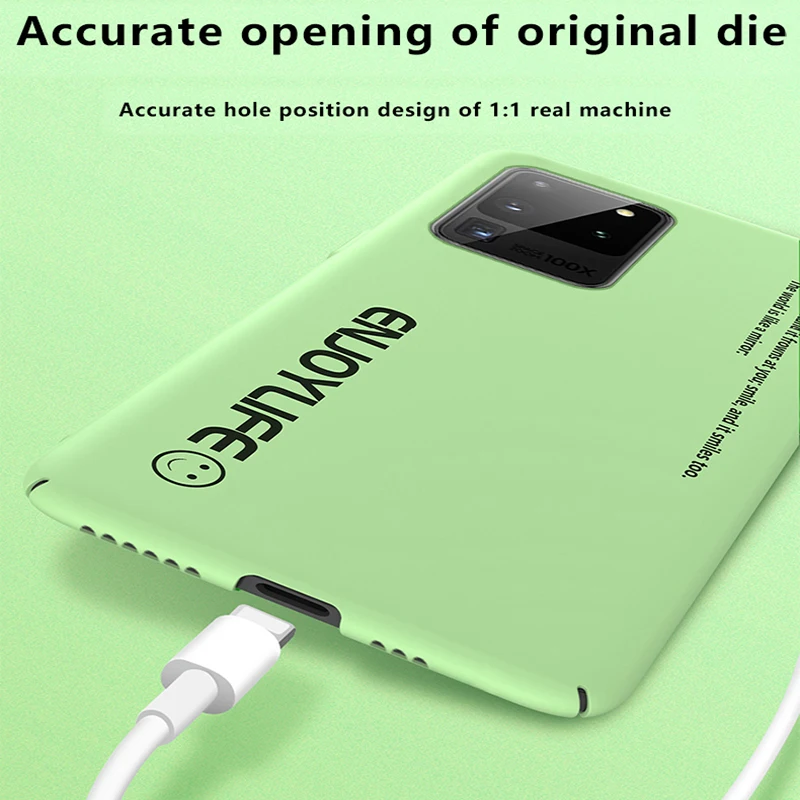 Ultra-thin Matte PC Phone Case For Samsung Galaxy S21 S20 S10 E S9 Note 20 10 9 Plus Shockproof Cover