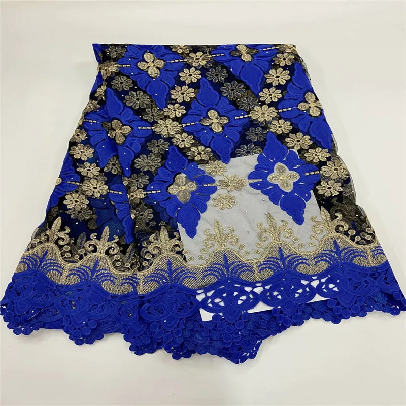 

Nigerian Lace Fabric 2020 High Quality Lace Beaded Lace Fabric Wedding African With Beads Nigerian French Lace Fabric run17-21