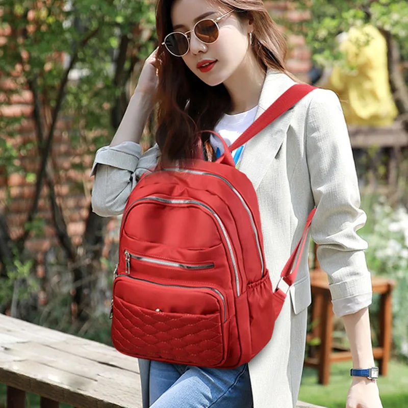 

AOTTLA Fashion Backpack Oxford Cloth Women Backpack Cute Bagpack Women Handbag Shoulder Bag Multifunction Backpack Teenage Girl