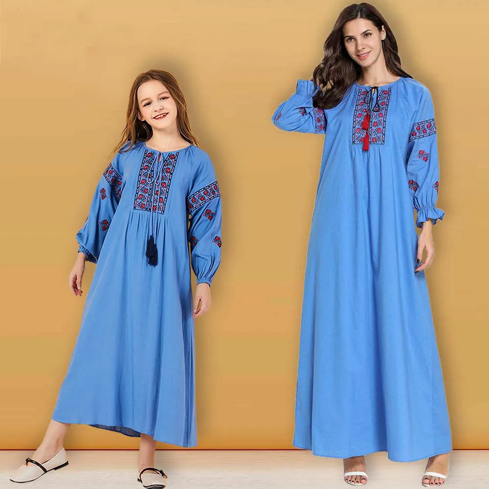 Зимнее платье женское длинное размера плюс с длинным рукавом элегантное для мамы