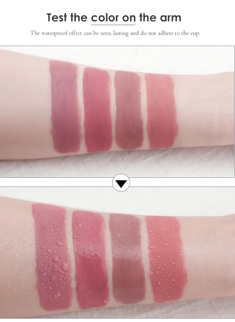 4 шт./компл. набор из помад жидкая матовая губная помада водонепроницаемый Kilie