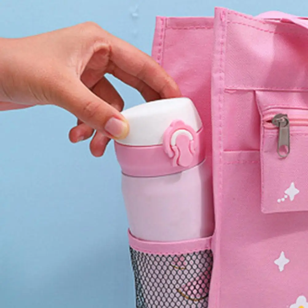 

Handheld Cartoon Swan Elephant Pony Rabbit Pattern Large Capacity Storage Bag