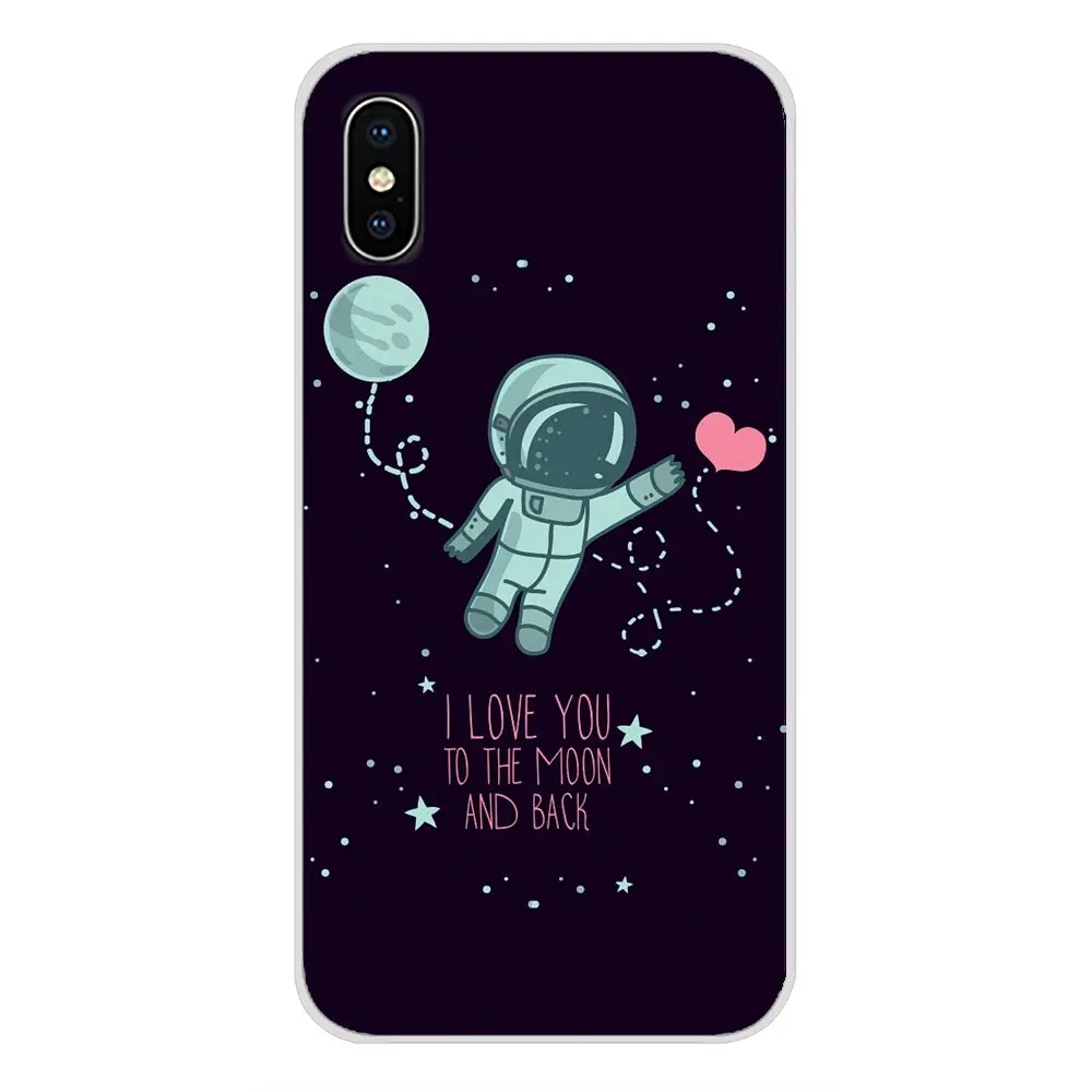 Pretty Space Moon астронавт для Huawei Honor 4C 5C 6X 7 7A 7C 8 9 10 8C 8S 8X 9X 10I 20 Lite Pro Аксессуары чехлы