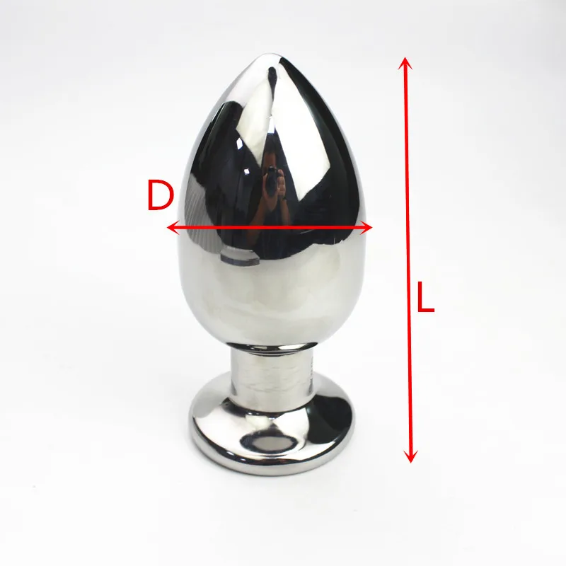 Anal Plug 16 Size Stainless Steel Soild Anus Trainer Butt Stopper Simulation Dilator Adult Toys for Couples HH8-1-69 | Красота и