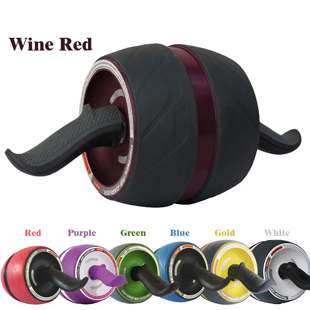 

Abdominal Muscle Trainer No Noise Ab Roller Abdominal Wheel Automatically Rebounds Gym Fitness Equipment Roller