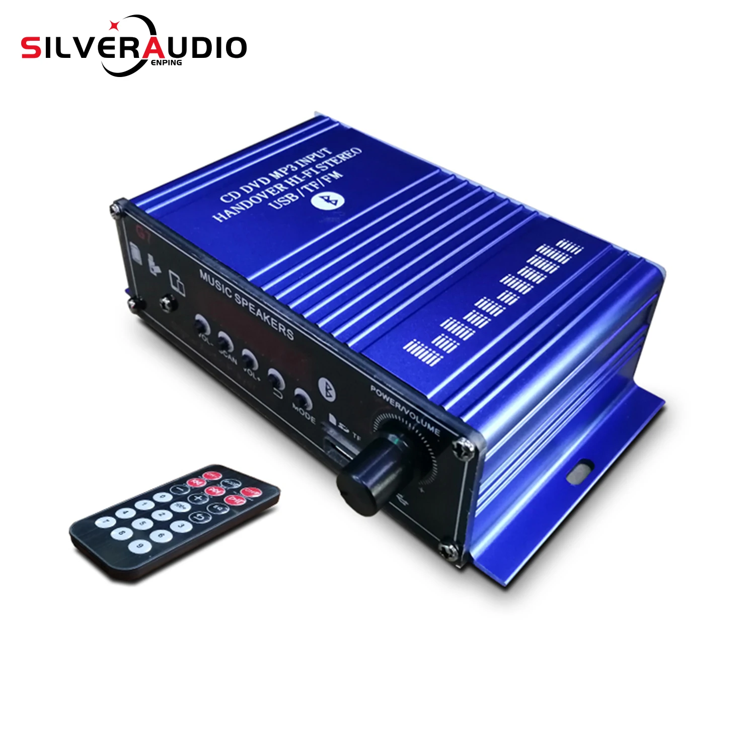 GAP-G7 мини-усилитель звука blueteeth стерео усилитель мощности FM SD HIFI 2CH AMP аудио