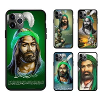 islam shia imam ali iraq arabic phone case for iphone 12mini 11 pro xs max xr 6 7 8 plus se2020 soft border cover