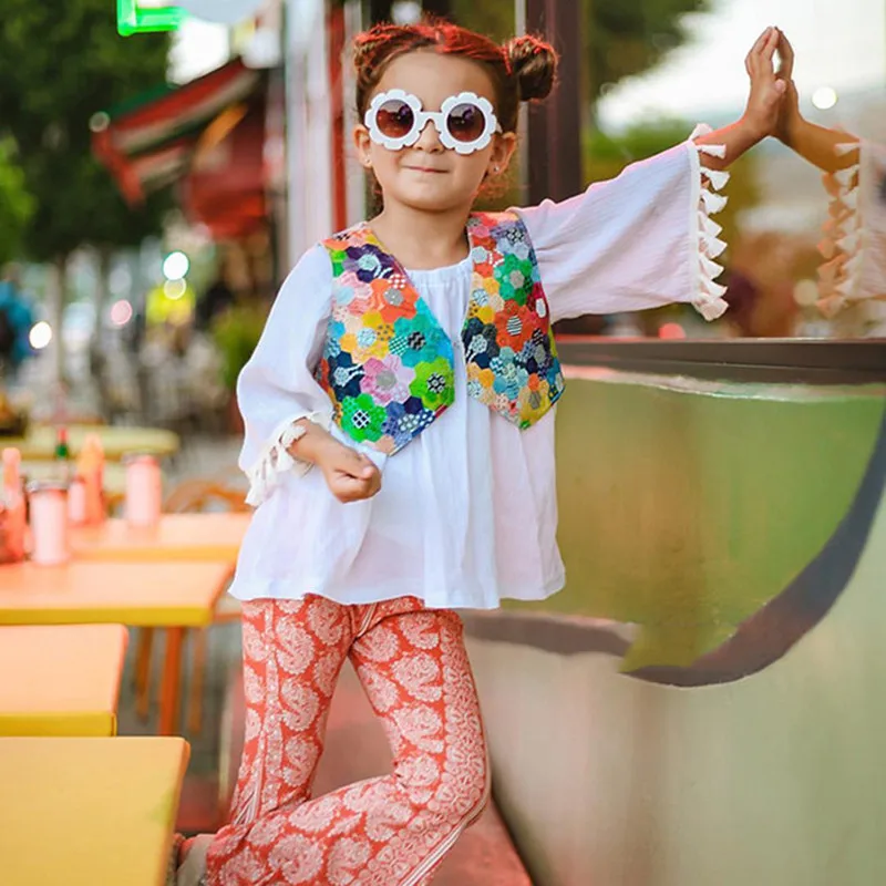 RBRARE солнечные очки в форме цветка для детей яркие цвета милые круглые вогнутые