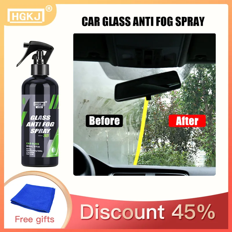 

300ml Anti Fog Spray Liquid Paint Care Shampoo Polishe Waterproof Rainproof Anti-Fog Agent Water Prevent Fogging Car Care
