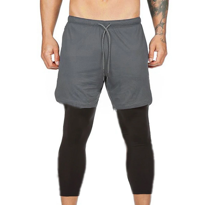 Повседневные мужские эластичные спортивные брюки со средней посадкой