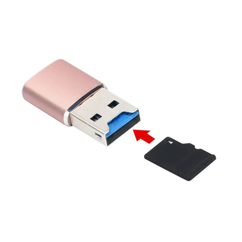 ПК ноутбук Мини Высокоскоростной USB 3,0 микро-sd SDXC TF кард-ридер адаптер легкий