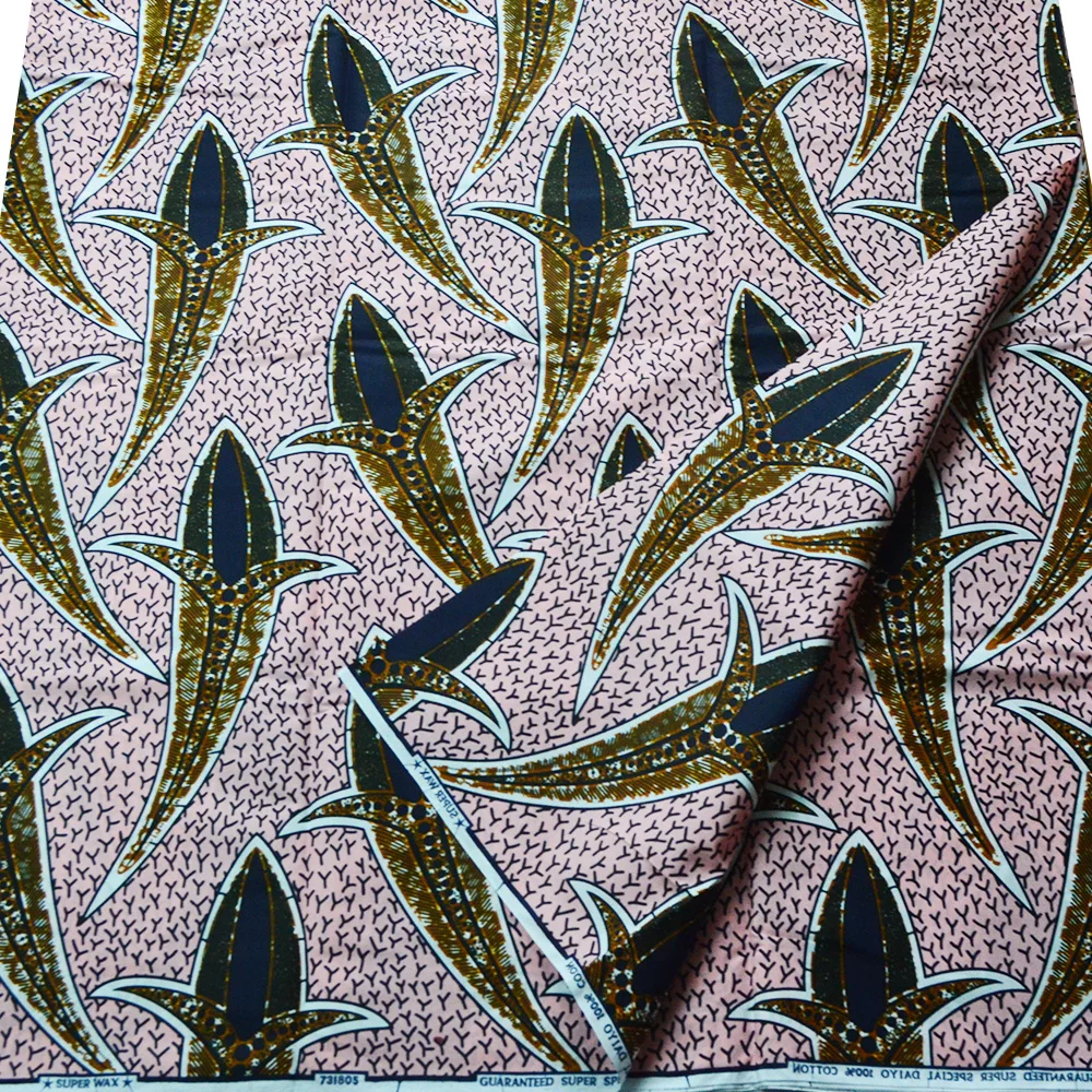 2020 Гана Анкара ткань Африканская восковая ткань с принтом 6 ярдов супер настоящий восковой хлопок африканская одежда для женской одежды пла... от AliExpress RU&CIS NEW