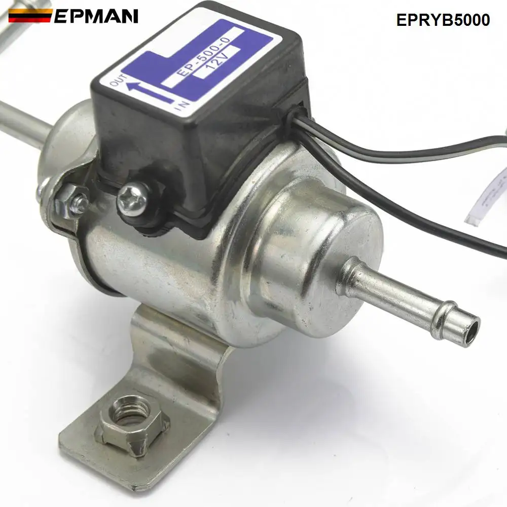 EPMAN 12V электрический топливный насос EP-500-0 035000-0460 дизельный бензин Pertrol чехол для