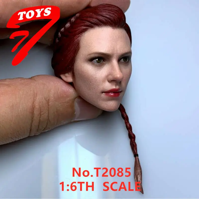 

TTTOYS 1/6 Black Female 7.0 Scarlett Johansson Head Sculpt Fit 12'' Femal Figure
