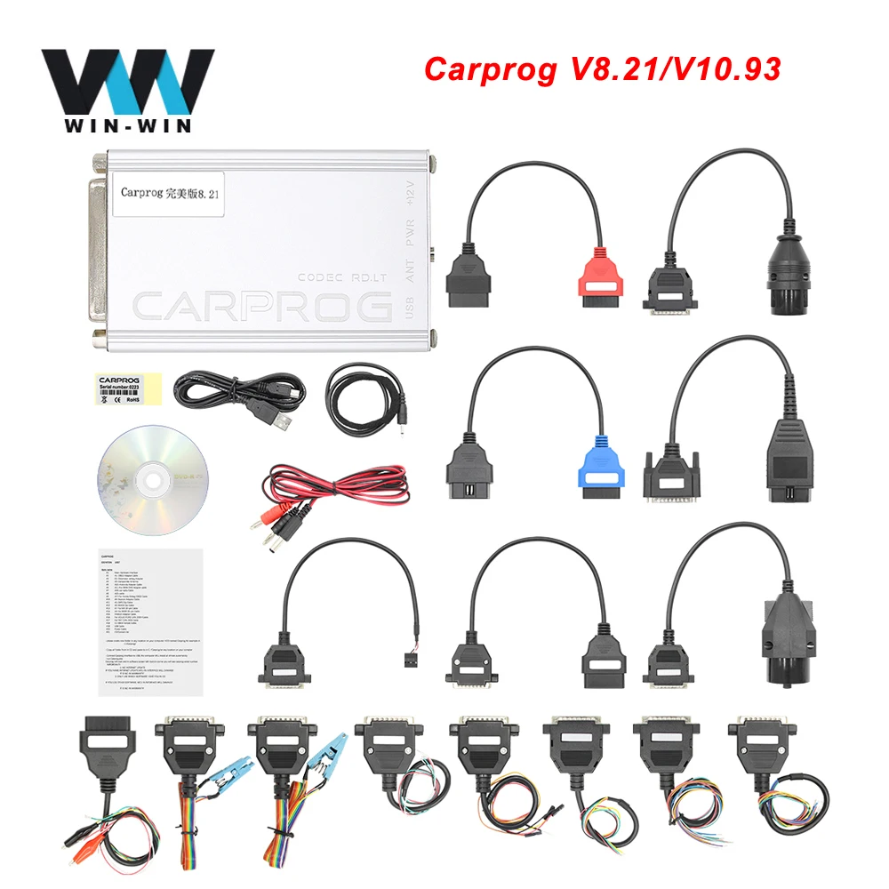Автомобильный программатор CARPROG V8.21 V10.93 инструмент для настройки чипа ECU онлайн