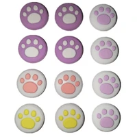 200x cat paw claw analog thumb stick grip silicone cover caps for nitendo swith joycon switch lite controller joystick case skin