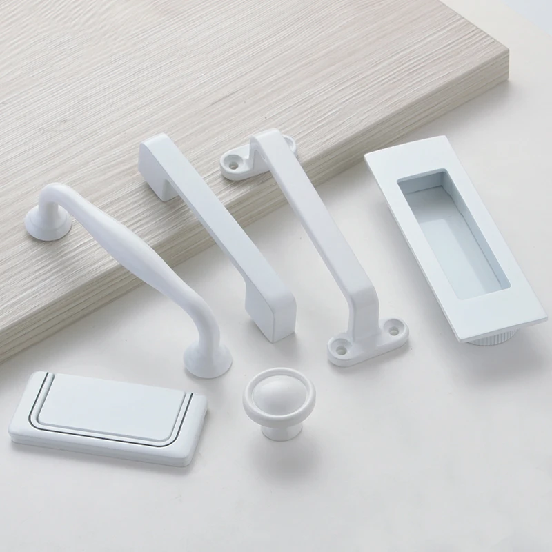 Чисто белый шкаф ручка мебель пять стилей Мебельная ящик дверные ручки различные