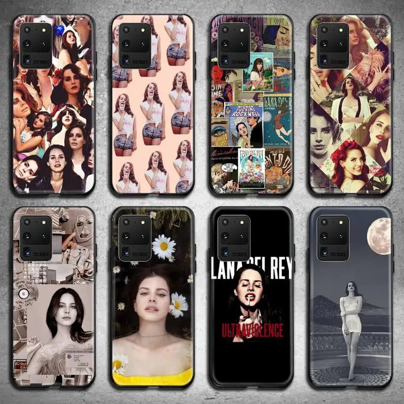 

Charm Singer Lana Del Rey Phone Case For Samsung Galaxy S21 Plus Ultra S20 FE M11 S8 S9 plus S10 5G lite 2020