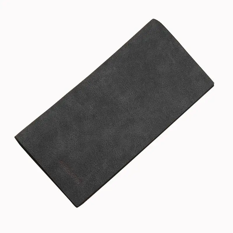 Мужской тонкий кошелек pochette uomo carteiras homem, мужской клатч с маленьким карманом, известный бренд znane marki masculina - Цвет: Black