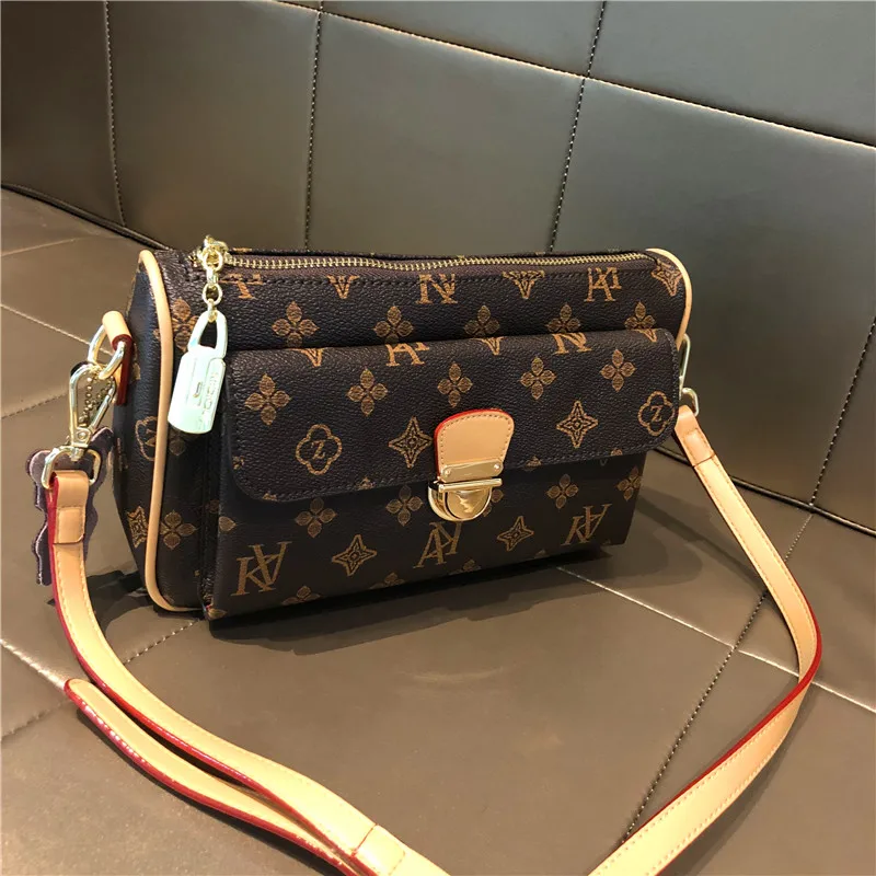 

Маленькая квадратная женская сумка с принтом в виде покера, модная дамская сумка-мессенджер из натуральной кожи на одно плечо, роскошная же...