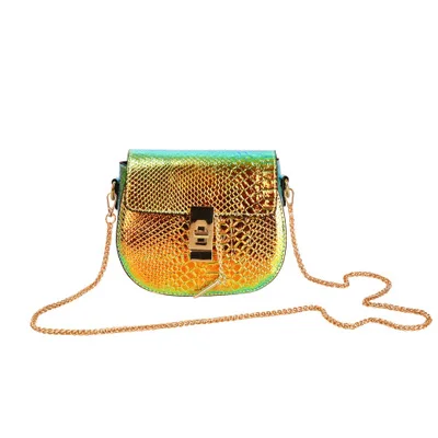 Седельные сумки из искусственной кожи с принтом для женщин маленькая дамская