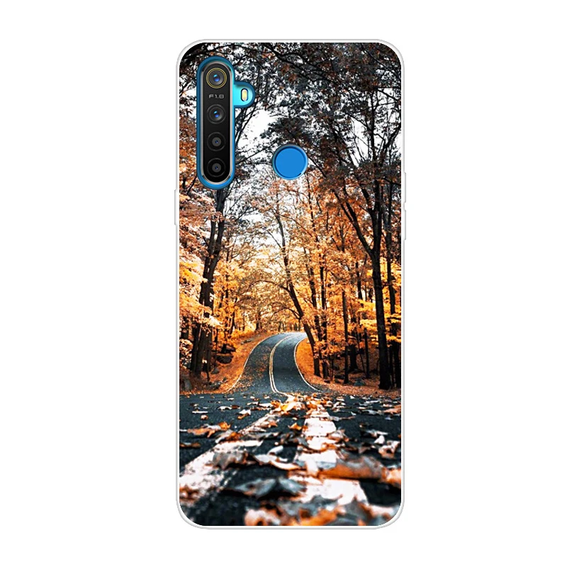 Силиконовый чехол для OPPO Realme 5 чехол милый Тигр мягкий ТПУ чехол для OPPO Realme Q задний Чехол Realme 5 Pro чехол для телефона s Capa
