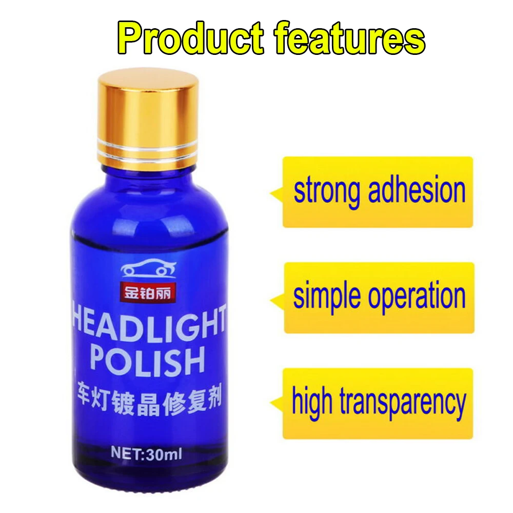 30 мл синее покрытие для автомобильных фар кристаллическое Восстанавливающее